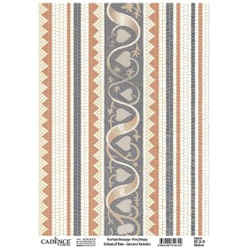 EOT24 Zamanın Yankıları Cadence Pirinç Dekopaj Kağıdı 30X42cm