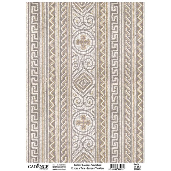 EOT25 Zamanın Yankıları Cadence Pirinç Dekopaj Kağıdı 30X42cm