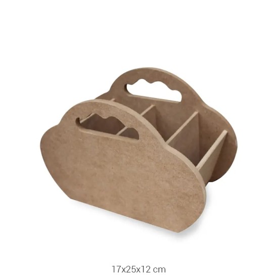 F749 Oval Kaşıklık Ahşap Boyanabilir Obje