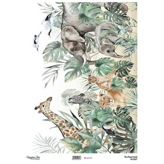 Model NG1337 NagehanAka Pirinç Dekopaj Kağıdı