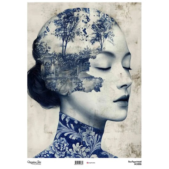 Model NG1358 NagehanAka Pirinç Dekopaj Kağıdı