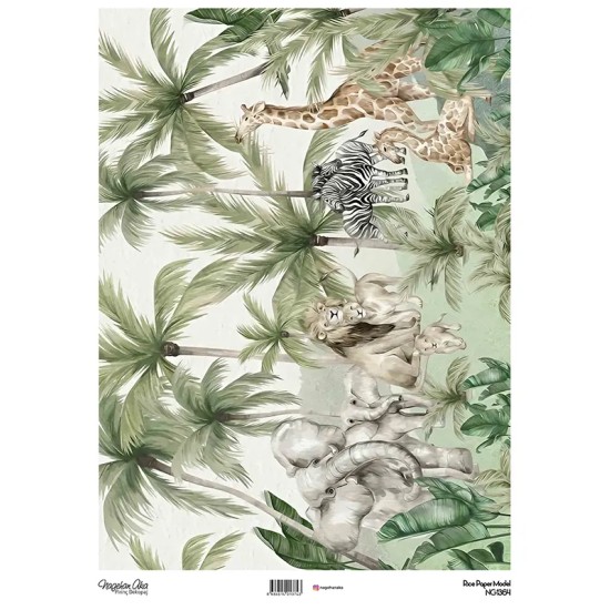 Model NG1364 NagehanAka Pirinç Dekopaj Kağıdı