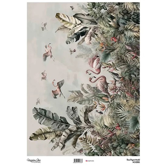 Model NG1366 NagehanAka Pirinç Dekopaj Kağıdı