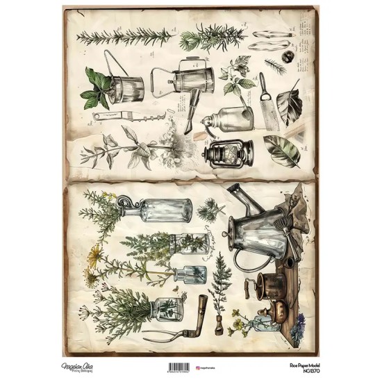 Model NG1370 NagehanAka Pirinç Dekopaj Kağıdı