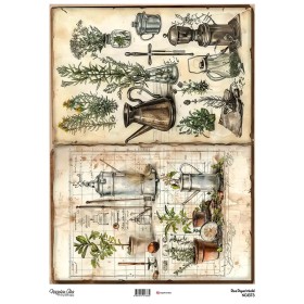 Model NG1373 NagehanAka Pirinç Dekopaj Kağıdı