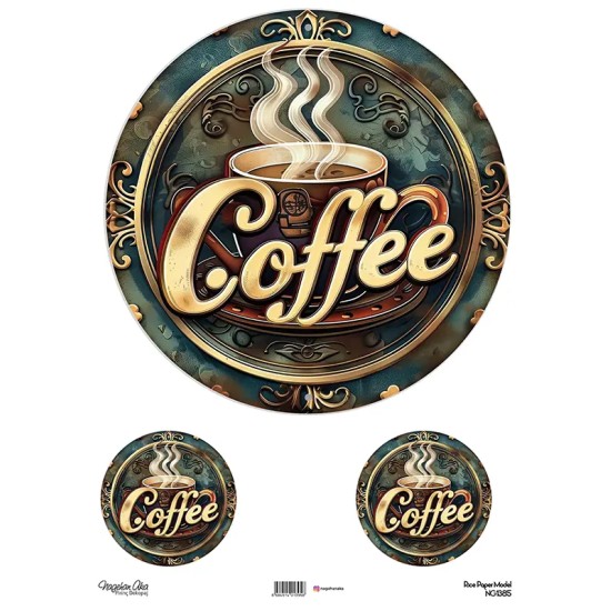 Model NG1385 NagehanAka Pirinç Dekopaj Kağıdı