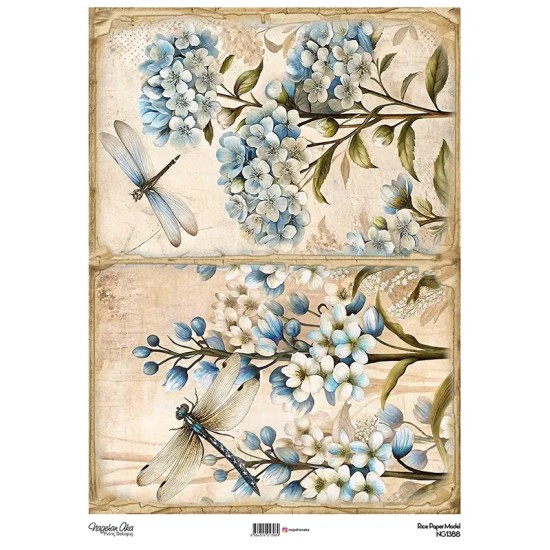 Model NG1388 NagehanAka Pirinç Dekopaj Kağıdı