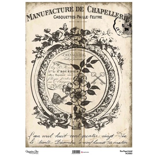 Model NG1390 NagehanAka Pirinç Dekopaj Kağıdı