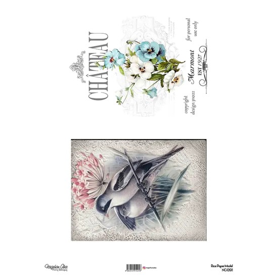 Model NG1391 NagehanAka Pirinç Dekopaj Kağıdı