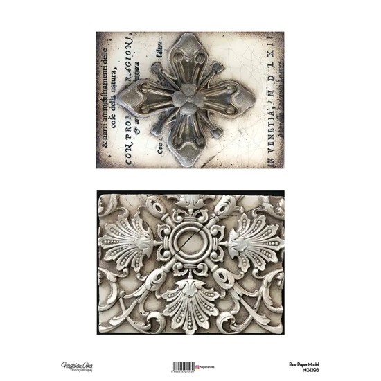 Model NG1393 NagehanAka Pirinç Dekopaj Kağıdı