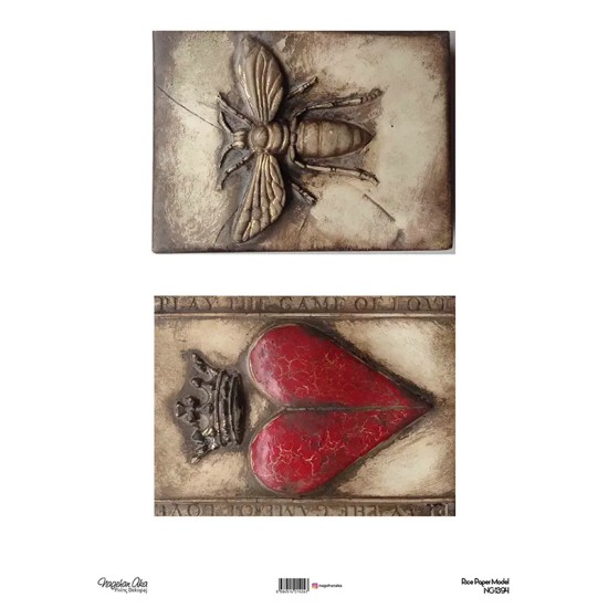 Model NG1394 NagehanAka Pirinç Dekopaj Kağıdı