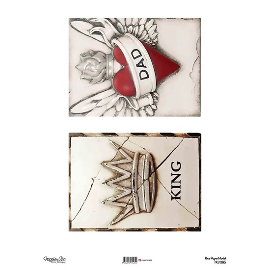 Model NG1395 NagehanAka Pirinç Dekopaj Kağıdı