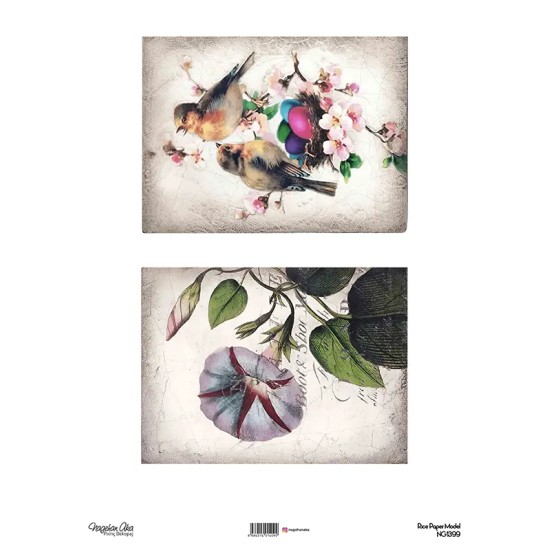 Model NG1399 NagehanAka Pirinç Dekopaj Kağıdı