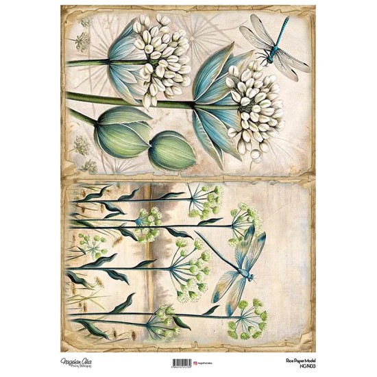 Model NG1403 NagehanAka Pirinç Dekopaj Kağıdı