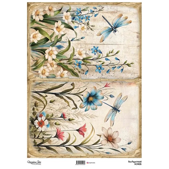 Model NG1406 NagehanAka Pirinç Dekopaj Kağıdı