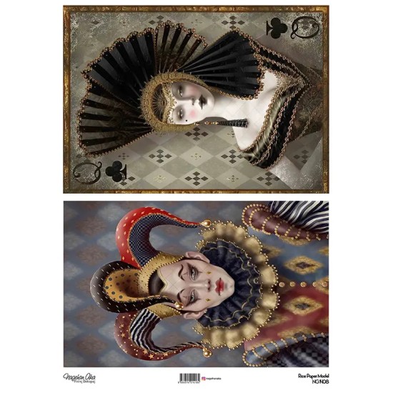 Model NG1408 NagehanAka Pirinç Dekopaj Kağıdı