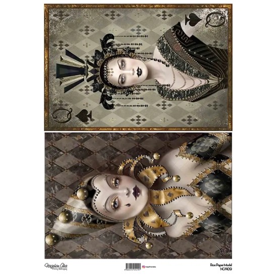 Model NG1409 NagehanAka Pirinç Dekopaj Kağıdı