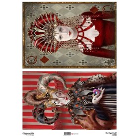 Model NG1411 NagehanAka Pirinç Dekopaj Kağıdı