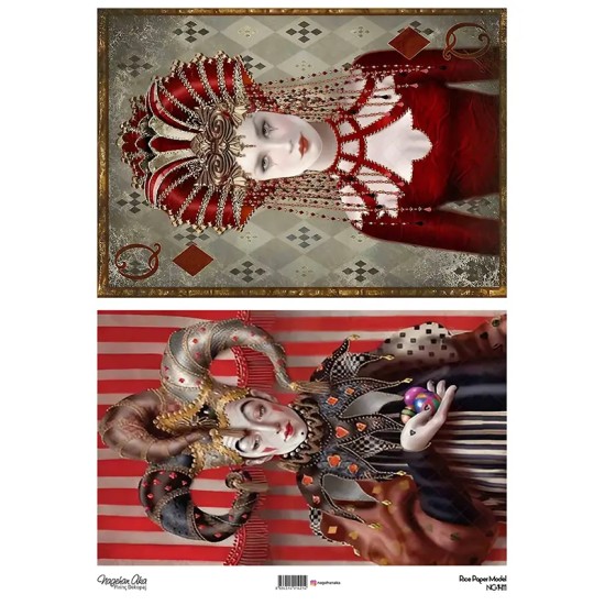 Model NG1411 NagehanAka Pirinç Dekopaj Kağıdı