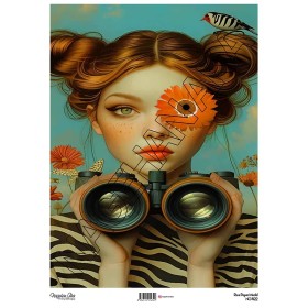 Model NG1422 NagehanAka Pirinç Dekopaj Kağıdı