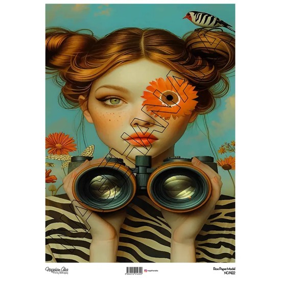 Model NG1422 NagehanAka Pirinç Dekopaj Kağıdı