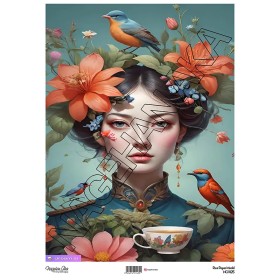 Model NG1425 NagehanAka Pirinç Dekopaj Kağıdı