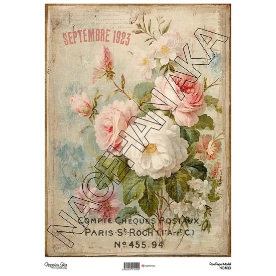 Model NG1430 NagehanAka Pirinç Dekopaj Kağıdı