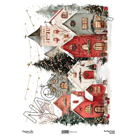 Model NG1434 NagehanAka Pirinç Dekopaj Kağıdı