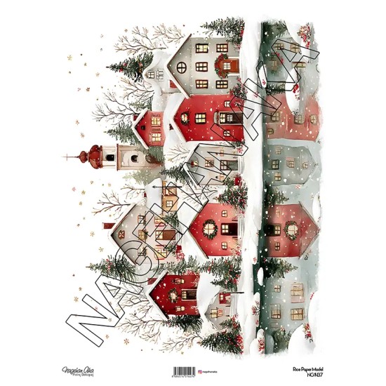 Model NG1437 NagehanAka Pirinç Dekopaj Kağıdı