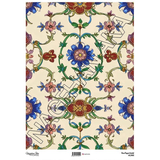 Model NG1441 NagehanAka Pirinç Dekopaj Kağıdı