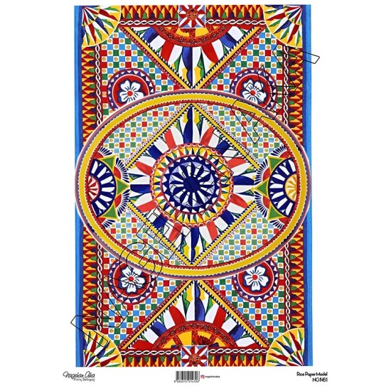 Model NG1461 NagehanAka Pirinç Dekopaj Kağıdı