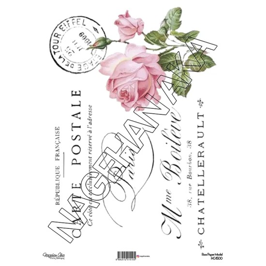 Model NG1500 NagehanAka Pirinç Dekopaj Kağıdı