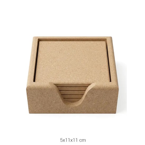 F759 Düz Bardak Altı Ahşap Boyanabilir Obje