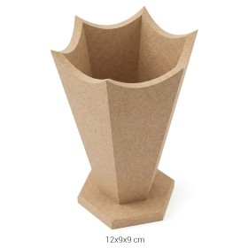 F760 Dilimli Kalemlik Ahşap Boyanabilir Obje