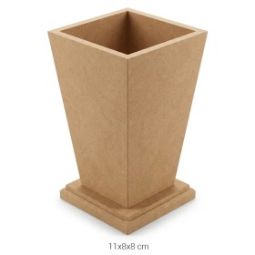 F767 Yayvan Kalemlik Ahşap Boyanabilir Obje