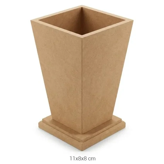 F767 Yayvan Kalemlik Ahşap Boyanabilir Obje