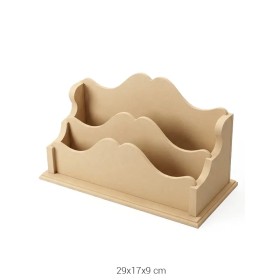 F776 Evraklık Ahşap Boyanabilir Obje