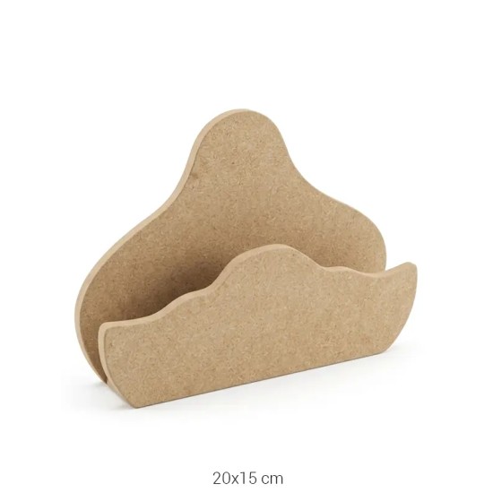 F789 Tekli Peçetelik Ahşap Boyanabilir Obje