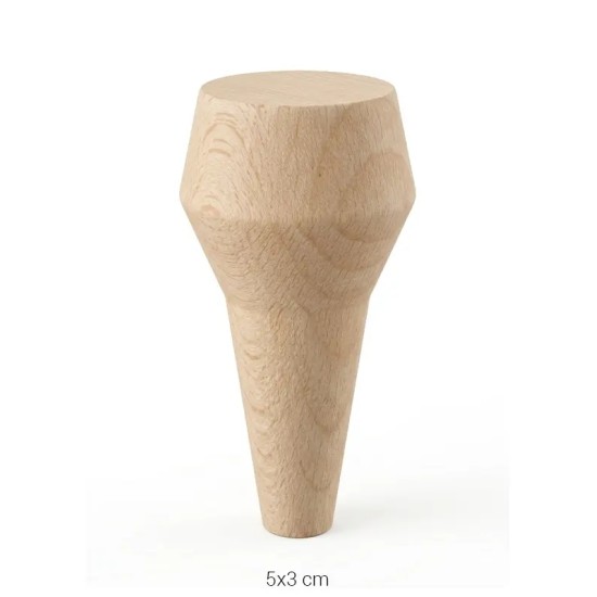 FT38 Torna Ayak (5 cm) Ahşap Boyanabilir Obje