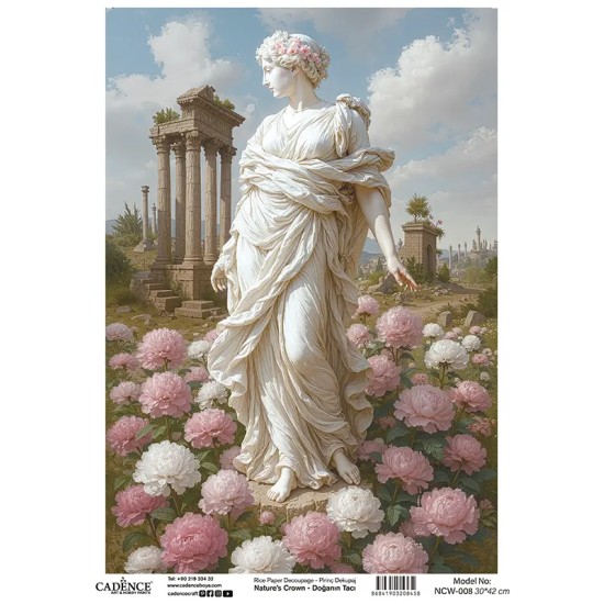 Model NCW008 Doğanın Tacı Cadence Pirinç Dekopaj 30x42cm