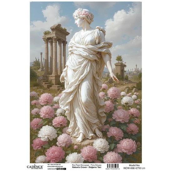 Model NCW008 Doğanın Tacı Cadence Pirinç Dekopaj 42x60cm