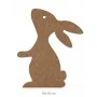 H065 Tavşan Ahşap Boyanabilir Obje