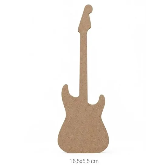 H94 18 mm Elektro Gitar Ahşap Boyanabilir Obje