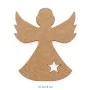 H121 Melek Ahşap Boyanabilir Obje