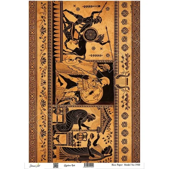 Model 1940 DreamArt Pirinç Dekopaj Kağıdı