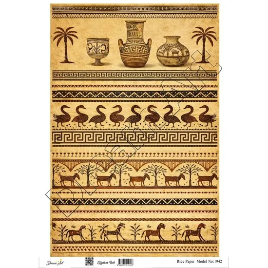 Model 1942 DreamArt Pirinç Dekopaj Kağıdı