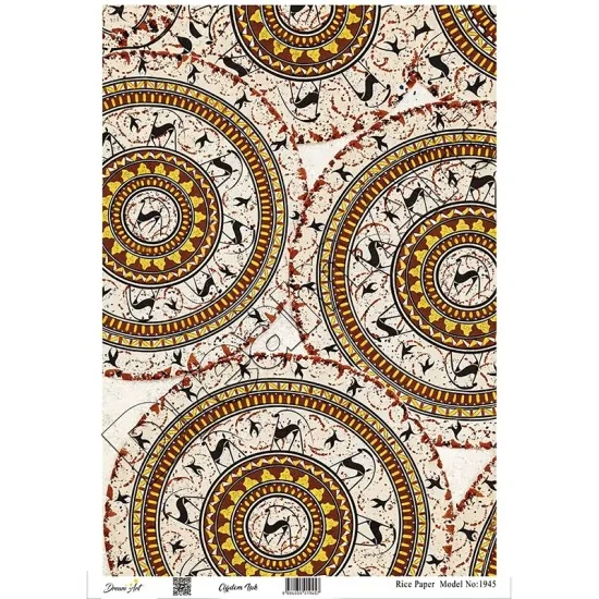 Model 1945 DreamArt Pirinç Dekopaj Kağıdı