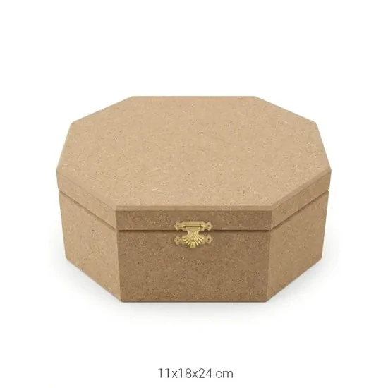 KU301 Büyük Petek Kutu Ahşap Boyanabilir Obje