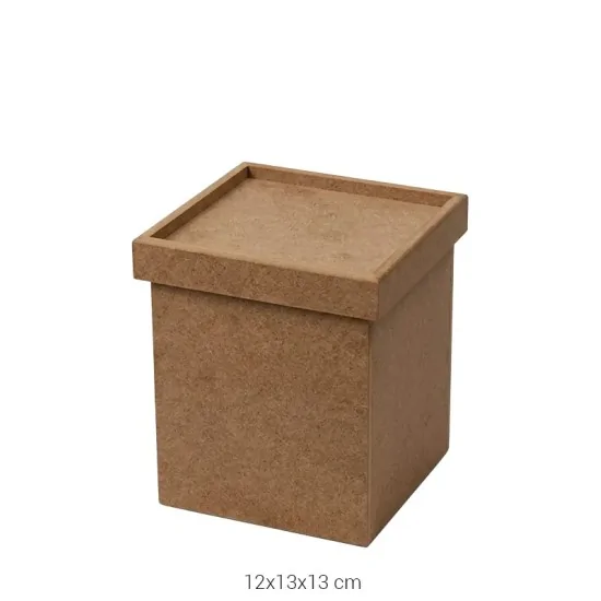 KU383 Küçük Saklama Kutusu Ahşap Boyanabilir Obje