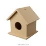 KU391 Kuş Evi Ahşap Boyanabilir Obje